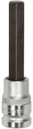 KUUSIOKOLOKÄRKIHYLSY 1/2" 12MM 100MM