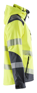 Highvis softshelltakki Huomiokeltainen/Harmaa, Blåkläder 2