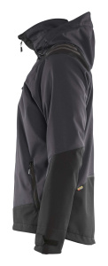 Softshell Jacket Tummanharmaa/Musta, Blåkläder 2