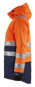 Naisten highvis talviparka huomio 9