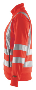 Naisten highvis college vetoketjulla Huomio punainen, Blåkläder 4