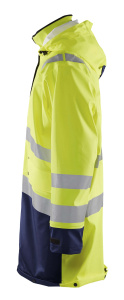 Highvis sadetakki, TASO 3 Huomio keltainen/Mariininsininen, Blåkläder 4
