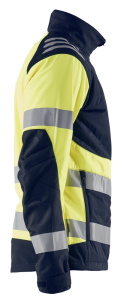 Highvis Softshelltakki Mariininsininen/Huomio keltainen, Blåkläder 2