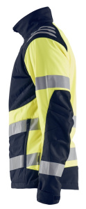 Highvis Softshelltakki Mariininsininen/Huomio keltainen, Blåkläder 4