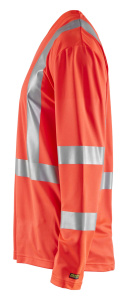 Highvis paita, UV-suojattu Huomio punainen, Blåkläder 4