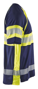 Highvis t-paita Mariininsininen/Huomio keltainen, Blåkläder 5