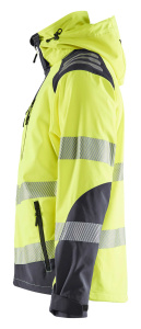 Highvis softshelltakki Huomiokeltainen/Harmaa, Blåkläder 5