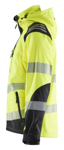 Highvis softshelltakki huomio, Blåkläder 6