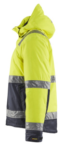 Highvis talvitakki Huomiokeltainen/Harmaa, Blåkläder 2