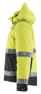 Highvis talvitakki Huomiokeltainen/Harmaa, Blåkläder 3