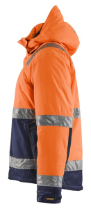 Highvis talvitakki Huomiokeltainen/Harmaa, Blåkläder 26