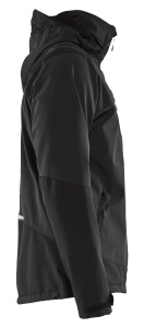 Softshell Jacket Musta/Huomio keltainen, Blåkläder 2