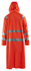 Highvis pitkä sadetakki, TASO 1 Huomio oranssi, Blåkläder 5