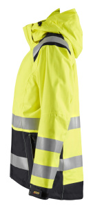 Naisten highvis kuoritakki Huomio keltainen/Musta, Blåkläder 4