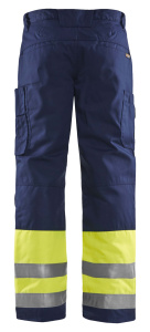 Highvis talvihousut Huomio keltainen/Mariininsininen, Blåkläder 3