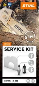 Service Kit 45, MS 170-180 2 mix Koneet, Stih 3