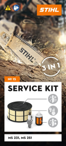 Servicekit 15, MS 231 Ja 251, Stihl 3