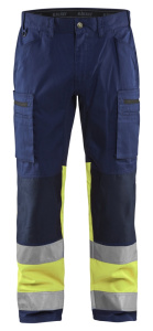 Highvis housut stretch huomio, Blåkläder 18