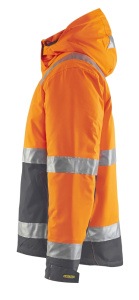 Highvis talvitakki Huomiokeltainen/Harmaa, Blåkläder 12