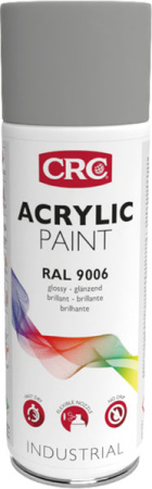 CRC ACRYLIC RAL 9006 WHITE ALUMINIUM   520/0.4L