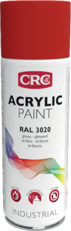 CRC ACRYLIC RAL 3020 TRAFFIC RED   520/0.4L
