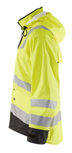 Highvis sadetakki, TASO 2 Huomio keltainen/Musta, Blåkläder 4