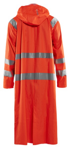 Highvis pitkä sadetakki, TASO 1 Huomio oranssi, Blåkläder 3