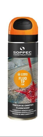 SOPPEC Fluo TP Fluoresoiva Merkintämaali 500ml, oranssi