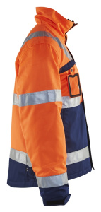 Highvis talvitakki Huomio oranssi/Mariininsininen, Blåkläder 2