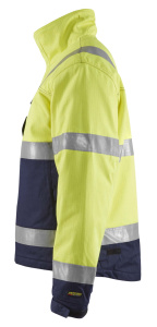 Multinorm talvitakki Huomio keltainen/Mariininsininen, Blåkläder 4