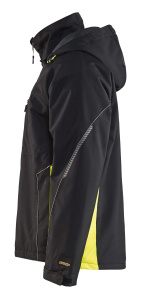 Kuoritakki Musta/Huomio keltainen, Blåkläder 2