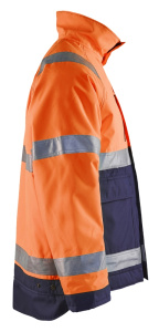 Highvis talvitakki Huomio oranssi/Mariininsininen, Blåkläder 2