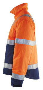 Highvis talvitakki Huomio oranssi/Mariininsininen, Blåkläder 4