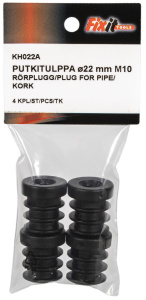 PUTKITULPPA 22MM/M10 4 KPL KIERTEELLÄ 2