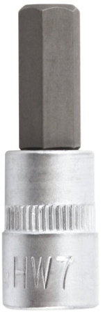 KÄRKIHYLSY 1/4" 7MM S2 37MM HEX