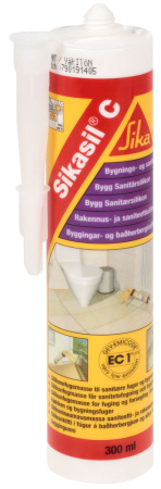 SANITEETTISILIKONI KIRKAS 300ML SIKASIL C