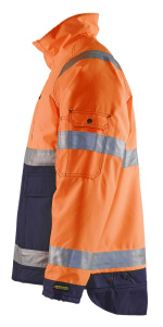 Highvis talvitakki Huomio oranssi/Mariininsininen, Blåkläder 4