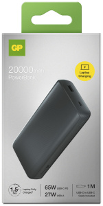 GP T20B VIRTAPANKKI 20000MAH HARMAA 65W 3