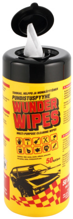 PUHDISTUSPYYHE 50KPL WUNDER WIPES 156X213MM
