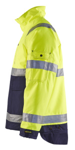 Highvis talvitakki Huomio keltainen/Mariininsininen, Blåkläder 4