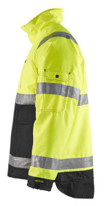 Highvis talvitakki Huomio keltainen/Musta, Blåkläder 4