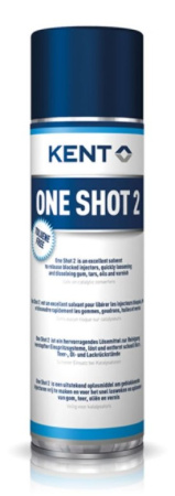KENT One Shot 2 Kaasuttimen ja ruisk. puhdistaja 500 ml, Vain ammattikäyttöön