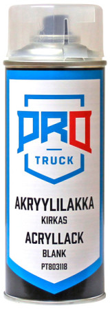 PROTRUCK KIRKAS AKRYYLILAKKA, SPRAY 400ML PT803118
