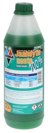 JÄÄHDYTINNESTE BS6580 VIHREÄ 1L 100%