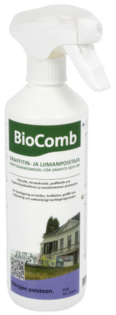 GRAFFITIN JA LIIMANPOISTAJA 0,5L SPRAY BIOCOMB
