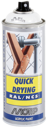 SPRAYMAALI VALKOINEN KIILTÄVÄ RAL9010 AKR. 400ML