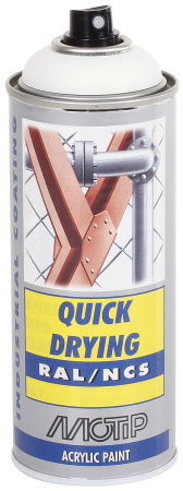 SPRAYMAALI VALKOINEN MATTA RAL9010 AKR.  400ML
