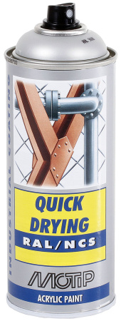 SPRAYMAALI V. ALUMIINI RAL9006 AKR.  400ML