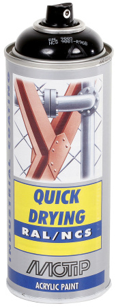 SPRAYMAALI MUSTA KIILT. RAL9005 AKR. 400ML