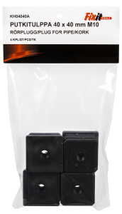 PUTKITULPPA 40X40MM/M10 4 KPL KIERTEELLÄ 2